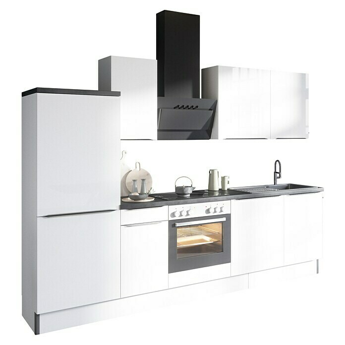 Optifit Küchenleerblock OPTIkoncept Arvid986 Typ 1 (Breite: 270 cm, Weiß, Ohne Elektrogeräte) | BAUHAUS