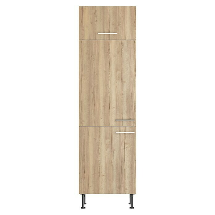 Optifit Demi-Geräteumbauschrank Erik290 (L x B x H: 58,1 x 60 x 211,8 cm, Nachbildung Wildeiche, Für integrierbaren Kühlschrank) | BAUHAUS