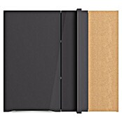 Optifit Eck-Hängeschrank Optikomfort Linus984 (L x B x H: 34,6 x 85 x 70,4 cm, Glanz Lack Anthrazit) | BAUHAUS