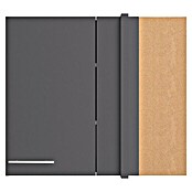 Optifit Eck-Hängeschrank Ingvar420 (L x B x H: 34,6 x 85 x 70,4 cm, Anthrazit matt) | BAUHAUS