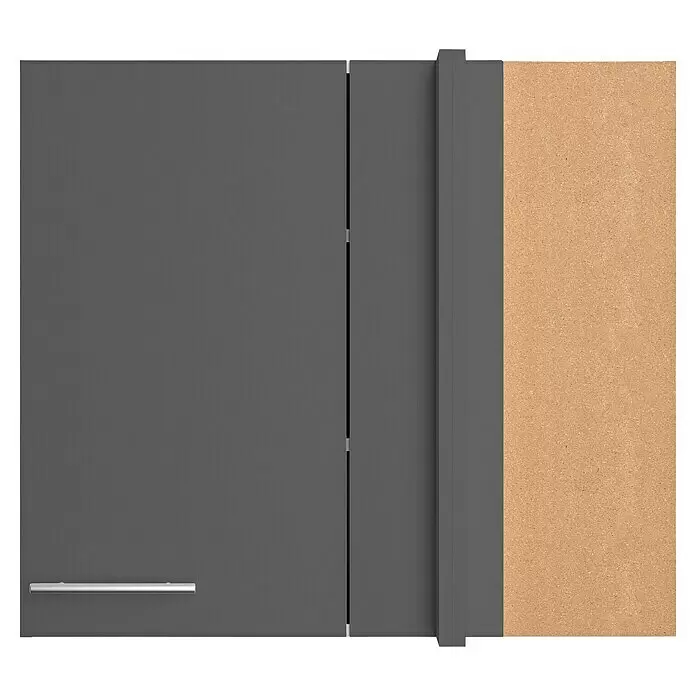 Optifit Eck-Hängeschrank Ingvar420L x B x H: 34,6 x 85 x 70,4 cm, Anthrazit matt