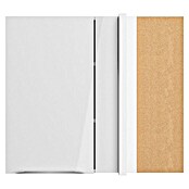 Optifit Eck-Hängeschrank Optikomfort Arvid 986 (34,6 x 85 x 70,4 cm, Glanz Lack Weiß) | BAUHAUS