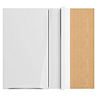 Optifit Eck-Hängeschrank Optikomfort Arvid 986 (34,6 x 85 x 70,4 cm, Glanz Lack Weiß)