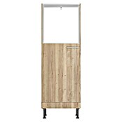 Optifit Geräteumbauschrank Erik290 (L x B x H: 58,1 x 60 x 176,6 cm, Nachbildung Wildeiche, Für Einbaubackofen und integrierbaren Kühlschrank) | BAUHAUS