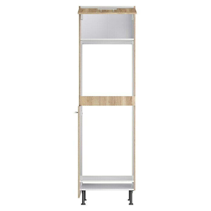 Optifit Demi-Geräteumbauschrank Erik290 (L x B x H: 58,1 x 60 x 211,8 cm, Nachbildung Wildeiche, Für Backofen und integrierbaren Kühlschrank) | BAUHAUS