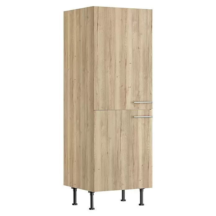 Optifit Midischrank Erik290L x B x H: 58,1 x 60 x 176,6 cm, Nachbildung Wildeiche Front View