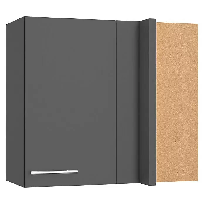 Optifit Eck-Hängeschrank Ingvar420L x B x H: 34,6 x 85 x 70,4 cm, Anthrazit matt