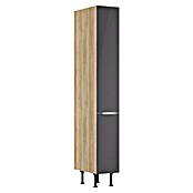 Optifit Apotheker-Hochschrank Optikomfort Linus984 (L x B x H: 58,1 x 30 x 211,8 cm, Glanz Lack Anthrazit) | BAUHAUS