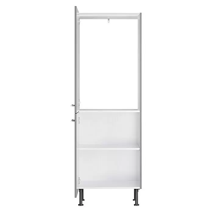 Optifit Midischrank Optikomfort Mats825L x B x H: 58,1 x 60 x 176,6 cm, Basaltgrau, Platz für Kühlschrank