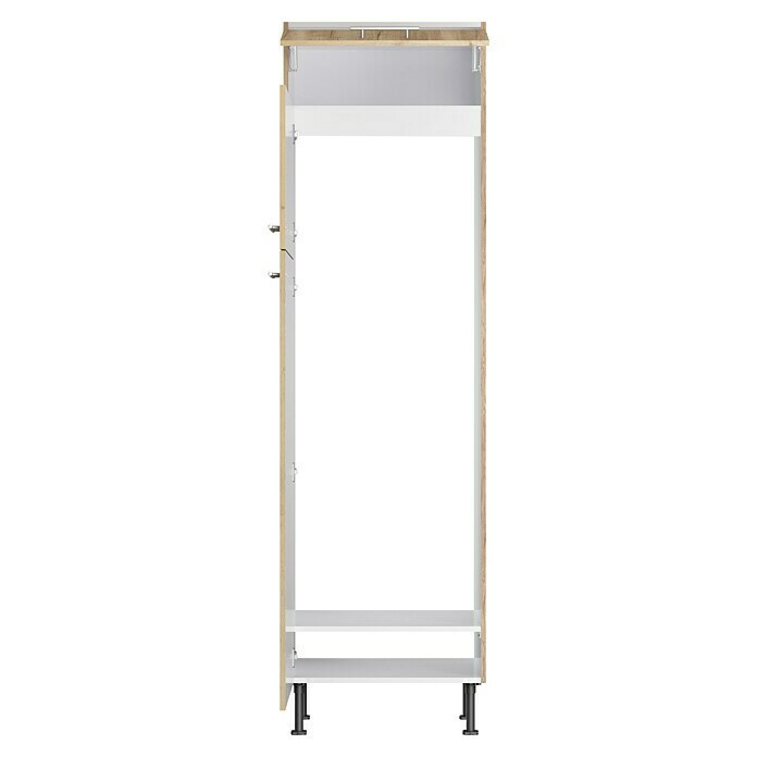 Optifit Demi-Geräteumbauschrank Erik290 (L x B x H: 58,1 x 60 x 211,8 cm, Nachbildung Wildeiche, Für integrierbare Kühl-Gefrierkombination) | BAUHAUS