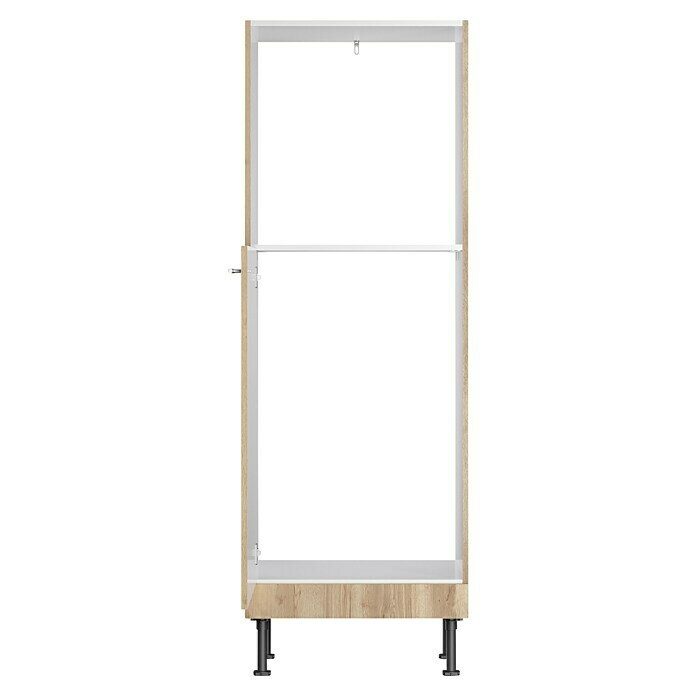 Optifit Geräteumbauschrank Erik290 (L x B x H: 58,1 x 60 x 176,6 cm, Nachbildung Wildeiche, Für Einbaubackofen und integrierbaren Kühlschrank) | BAUHAUS