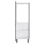 Optifit Midischrank Ingvar420 (L x B x H: 58,1 x 60 x 176,6 cm, Anthrazit matt, Für integrierbaren Kühlschrank) | BAUHAUS