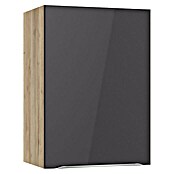 Optifit Hängeschrank Optikomfort Linus984 (L x B x H: 34,6 x 50 x 70,4 cm, Glanz Lack Anthrazit) | BAUHAUS