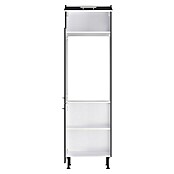 Optifit Hochschrank Ingvar420 (L x B x H: 58,1 x 60 x 211,8 cm, Anthrazit matt, Für integrierbaren Kühlschrank) | BAUHAUS