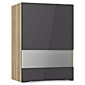 Optifit Glas-Hängeschrank Optikomfort Linus984 (L x B x H: 34,6 x 50 x 70,4 cm, Glanz Lack Anthrazit) | BAUHAUS