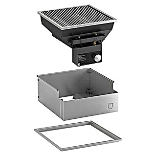 oneQ Gasgrill Tischeinbauset (Grillfläche (B x T): 40 x 40 cm, 8 kW, Anzahl Brenner: 2)