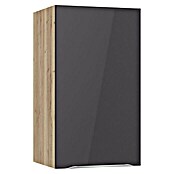 Optifit Hängeschrank Optikomfort Linus984 (L x B x H: 34,6 x 40 x 70,4 cm, Glanz Lack Anthrazit) | BAUHAUS