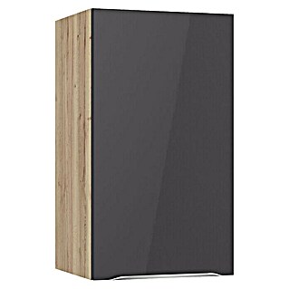 Optifit Hängeschrank Optikomfort Linus984 (L x B x H: 34,6 x 40 x 70,4 cm, Glanz Lack Anthrazit)