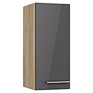 Optifit Hängeschrank Jonte984 (L x B x H: 34,6 x 30 x 70,4 cm, Glanz Lack Anthrazit)