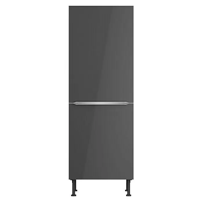 Optifit Midischrank Optikomfort Linus984L x B x H: 58,1 x 60 x 176,6 cm, Glanz Lack Anthrazit