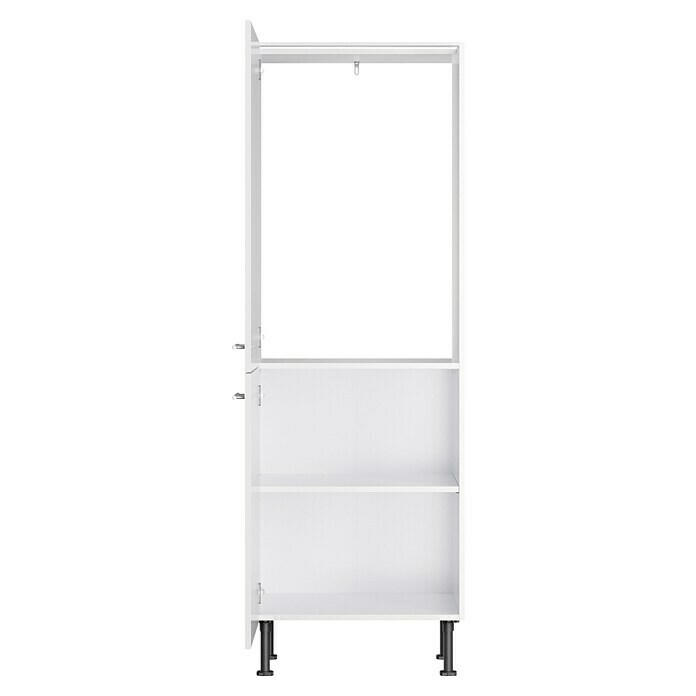 Optifit Geräteumbauschrank Optikomfort Rurik986 (L x B x H: 58,1 x 60 x 176,6 cm, Glanz Lack Weiß, Für integrierbaren Kühlschrank) | BAUHAUS