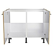 Optifit Spülenunterschrank Erik290 (L x B x H: 58,1 x 100 x 87 cm, Nachbildung Wildeiche) | BAUHAUS