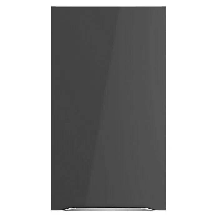 Optifit Hängeschrank Optikomfort Linus984L x B x H: 34,6 x 40 x 70,4 cm, Glanz Lack Anthrazit
