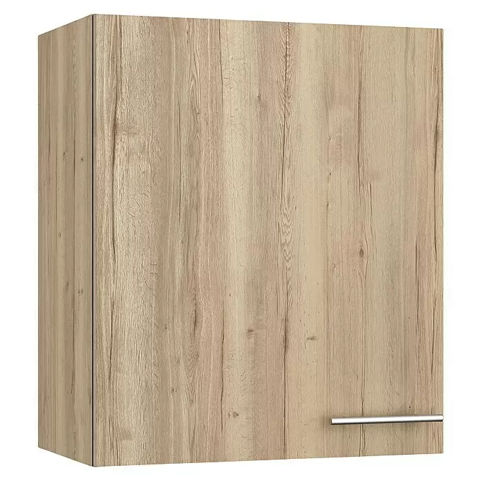 Optifit Hängeschrank Erik290L x B x H: 34,6 x 60 x 70,4 cm, Nachbildung Wildeiche