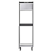 Optifit Hochschrank Ingvar420 (L x B x H: 58,1 x 60 x 211,8 cm, Anthrazit matt, Für Backofen und integrierbaren Kühlschrank) | BAUHAUS