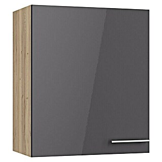 Optifit Hängeschrank Jonte984 (L x B x H: 34,6 x 60 x 70,4 cm, Glanz Lack Anthrazit)