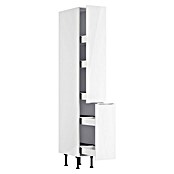 Optifit Hochschrank Optikomfort Arvid 986 (L x B x H: 58,1 x 30 x 211,8 cm, Glanz Lack Weiß) | BAUHAUS