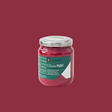 La Pajarita  Pintura Gloss Paint rojo emperador, 175 ml