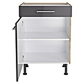 Optifit Unterschrank Jonte984 (L x B x H: 58,1 x 60 x 87 cm, Glanz Lack Anthrazit) | BAUHAUS