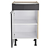 Optifit Unterschrank Optikomfort Linus984 (L x B x H: 58,1 x 50 x 87 cm, Glanz Lack Anthrazit) | BAUHAUS