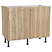 Optifit Spülenunterschrank Erik290 (L x B x H: 58,1 x 100 x 87 cm, Nachbildung Wildeiche) | BAUHAUS