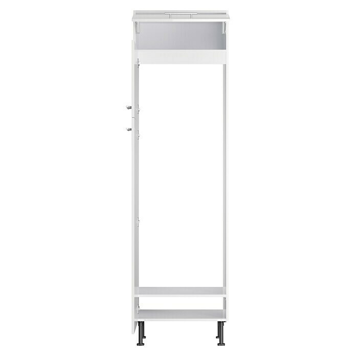 Optifit Geräteumbauschrank Optikomfort Rurik986 (L x B x H: 58,1 x 60 x 211,8 cm, Glanz Lack Weiß, Für integrierbare Kühl-Gefrierkombination) | BAUHAUS