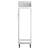 Optifit Geräteumbauschrank Optikomfort Rurik986 (L x B x H: 58,1 x 60 x 211,8 cm, Glanz Lack Weiß, Für integrierbare Kühl-Gefrierkombination) | BAUHAUS