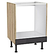 Optifit Herd-Umbauschrank Optikomfort Linus984 (L x B x H: 58,1 x 60 x 87 cm, Glanz Lack Anthrazit) | BAUHAUS