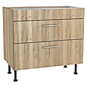 Optifit Unterschrank Erik290 (L x B x H: 58,1 x 90 x 87 cm, Nachbildung Wildeiche, Für Kochfeld) | BAUHAUS