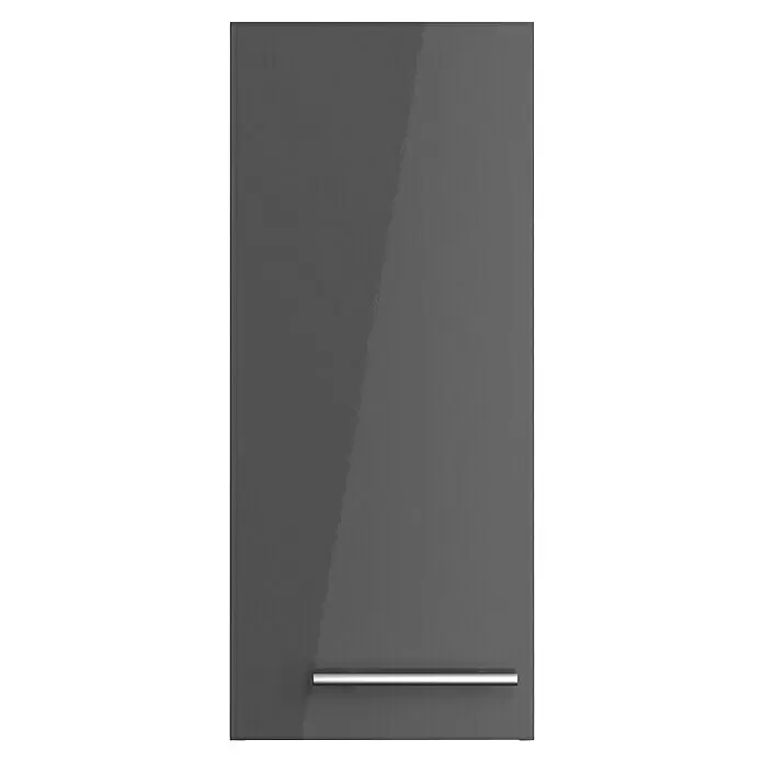 Optifit Hängeschrank Jonte984L x B x H: 34,6 x 30 x 70,4 cm, Glanz Lack Anthrazit