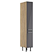 Optifit Apotheker-Hochschrank Jonte984 (58,1 x 30 x 211,8 cm, Glanz Lack Anthrazit) | BAUHAUS