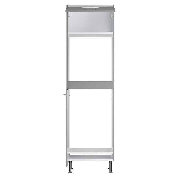 Optifit Hochschrank Optikomfort Mats825 (L x B x H: 58,1 x 60 x 211,8 cm, Basaltgrau, Platz Backofen und Kühlschrank) | BAUHAUS