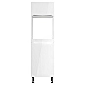 Optifit Demi-Geräteumbauschrank Optikomfort Arvid 986 (L x B x H: 58,1 x 60 x 211,8 cm, Glanz Lack Weiß, Für Backofen und integrierbaren Kühlschrank) | BAUHAUS