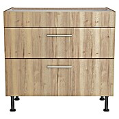 Optifit Unterschrank Erik290 (L x B x H: 58,1 x 90 x 87 cm, Nachbildung Wildeiche, Für Kochfeld) | BAUHAUS