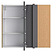 Optifit Eck-Hängeschrank Jonte984 (L x B x H: 34,6 x 85 x 70,4 cm, Glanz Lack Anthrazit) | BAUHAUS