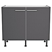 Optifit Spülenunterschrank Ingvar420 (L x B x H: 58,1 x 100 x 87 cm, Anthrazit matt) | BAUHAUS