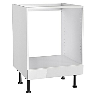 Optifit Geräteumbauschrank Optikomfort Rurik986 (L x B x H: 58,1 x 60 x 87 cm, Glanz Lack Weiß)