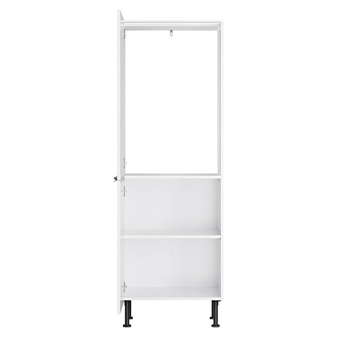 Optifit Midischrank Optikomfort Arvid 986 (L x B x H: 58,1 x 60 x 176,6 cm, Glanz Lack Weiß, Für integrierbaren Kühlschrank) | BAUHAUS