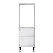 Optifit Midischrank Optikomfort Arvid 986 (L x B x H: 58,1 x 60 x 176,6 cm, Glanz Lack Weiß, Für integrierbaren Kühlschrank) | BAUHAUS