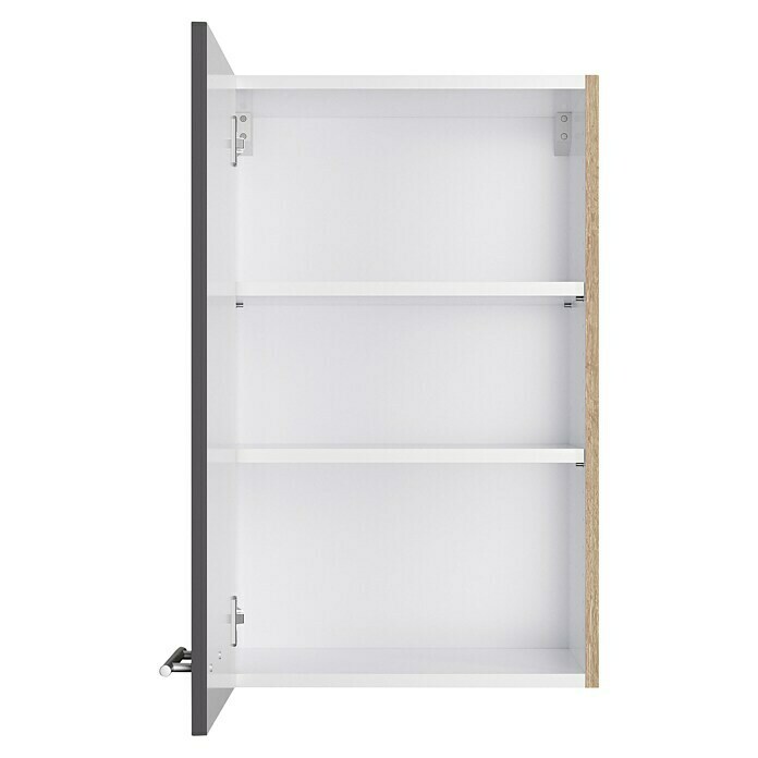 Optifit Hängeschrank Jonte984 (L x B x H: 34,6 x 45 x 70,4 cm, Glanz Lack Anthrazit) | BAUHAUS